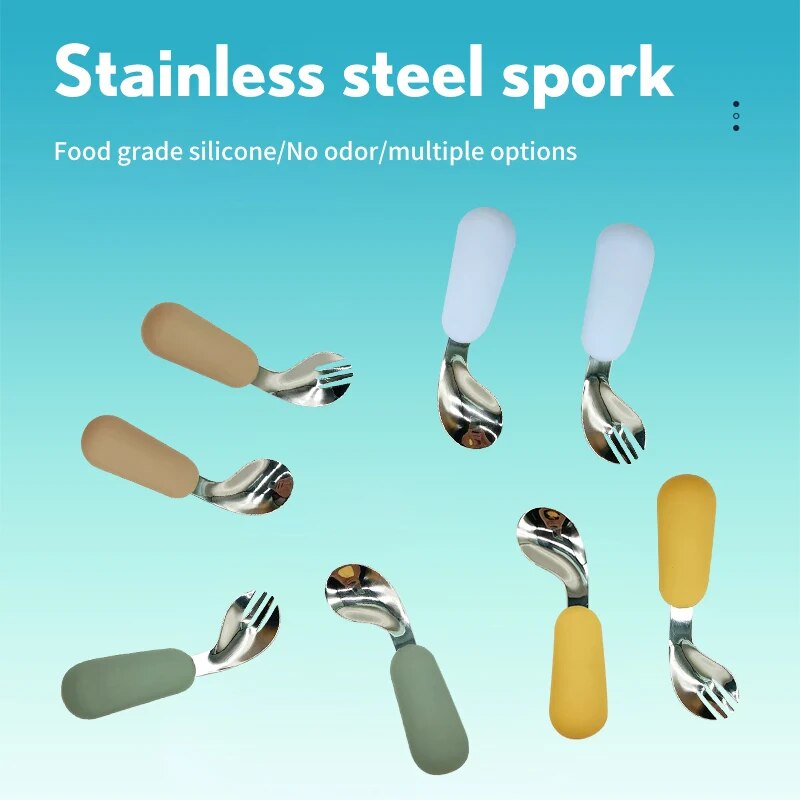 Baby Food Utensils - 아기 스푼 포크 세트, 316 스테인리스