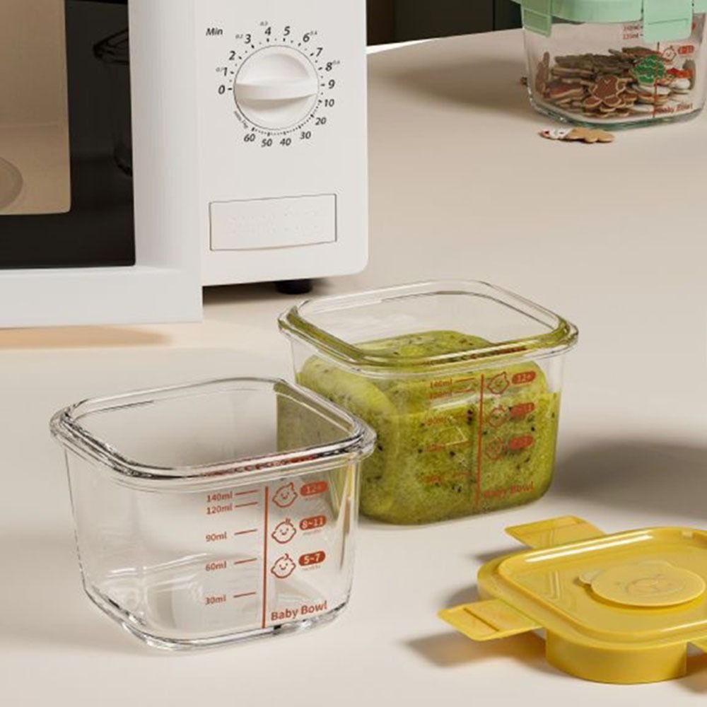 Baby Food Glass Jar - 새로운 170ml 식품 보관 용기 냉동