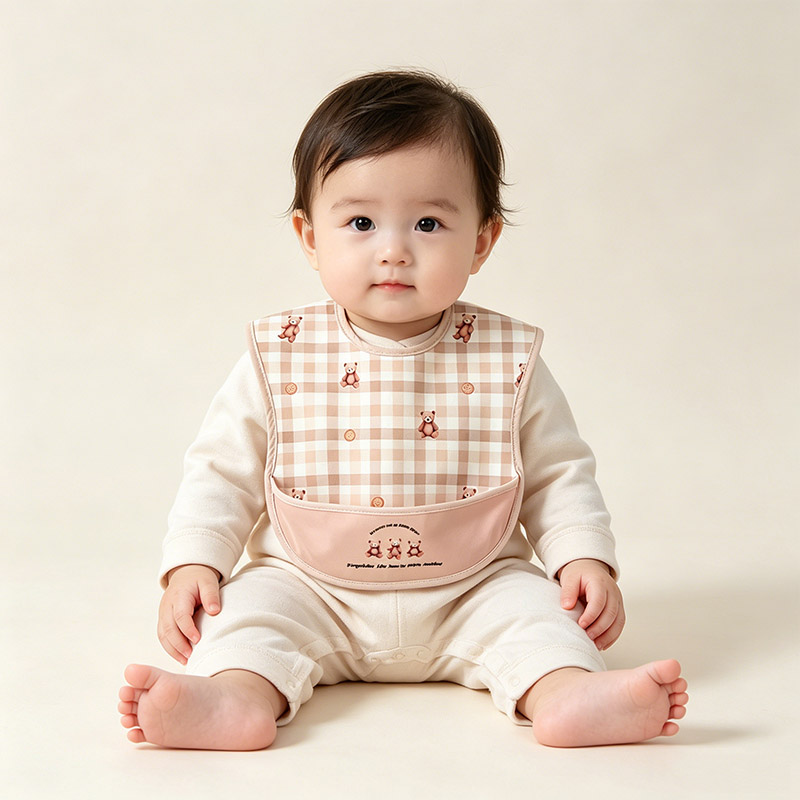 Baby Food Year Old - 아기 방수 턱받이, 음식물 받이 주머니가