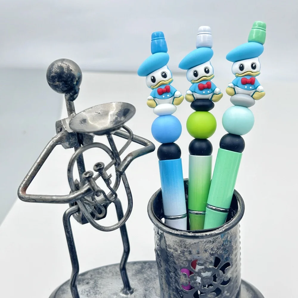 Baby Food Grade - 10개 DIY 3D 만화 실리콘 비즈