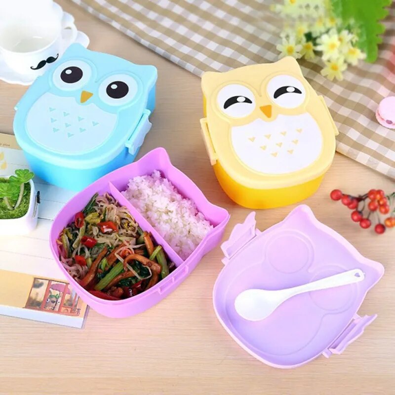 Baby Food Container - 휴대용 플라스틱 어린이 학생 도시락 상자