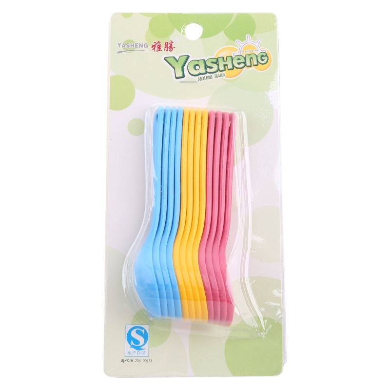 Baby Food Utensils - 12Pcs 아기 수유 숟가락 안전한 플라스틱