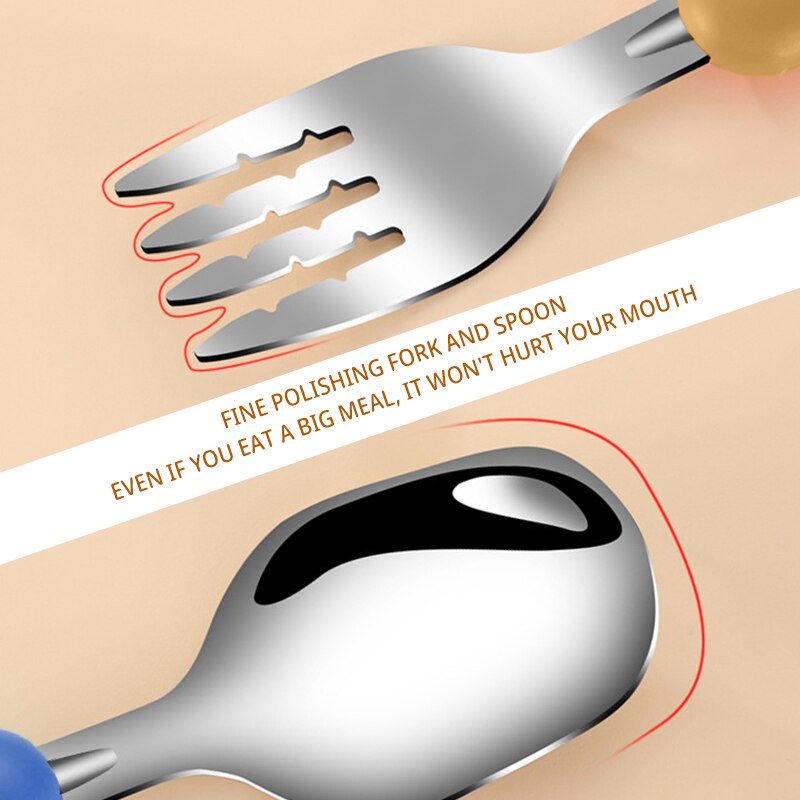 2PCS어린이 식기류 304 식품 등급 스테인레스 스틸 - Baby Food Utensils 리뷰 및 가격