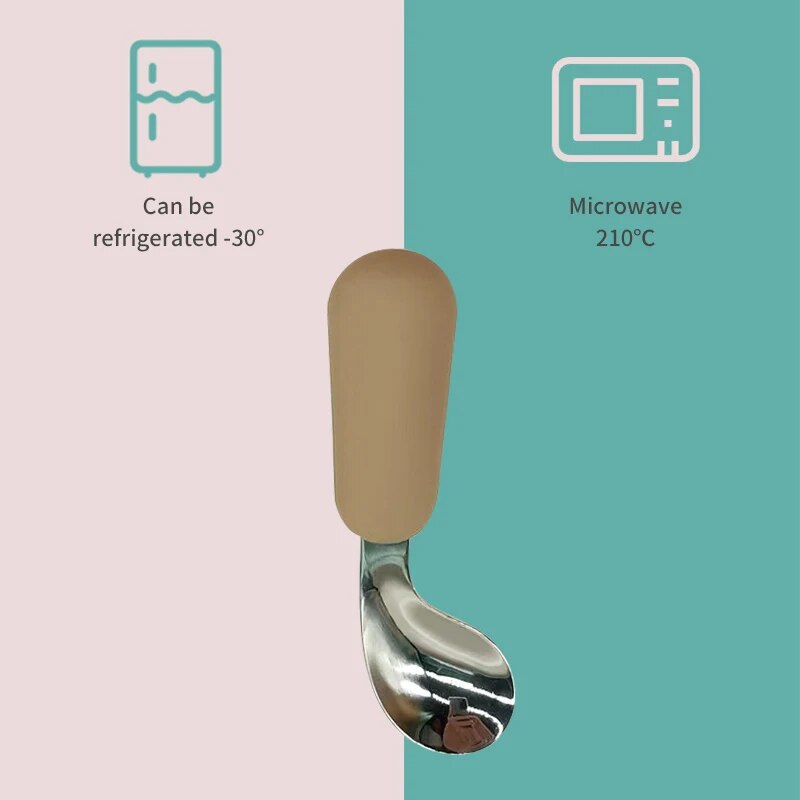 아기 스푼 포크 세트, 316 스테인리스 스틸 식기,  - Baby Food Utensils 리뷰 및 가격