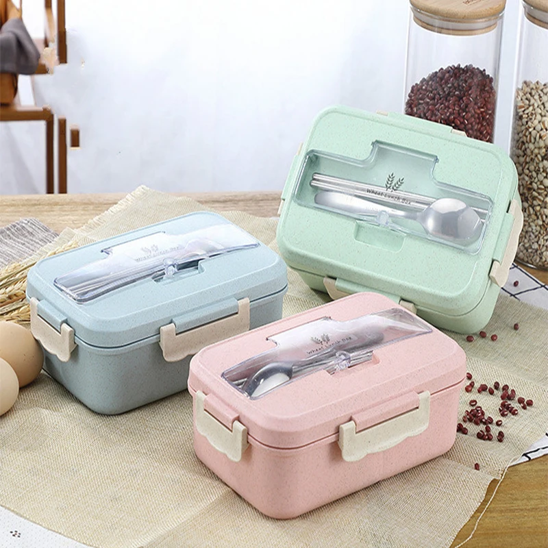 휴대용 전자 레인지 도시락, 밀 빨대 식기, 식품 보관 - Baby Food Container 리뷰 및 가격