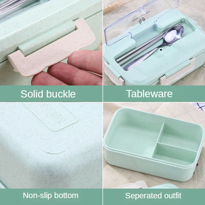휴대용 전자 레인지 도시락, 밀 빨대 식기, 식품 보관 - Baby Food Container 리뷰 및 가격