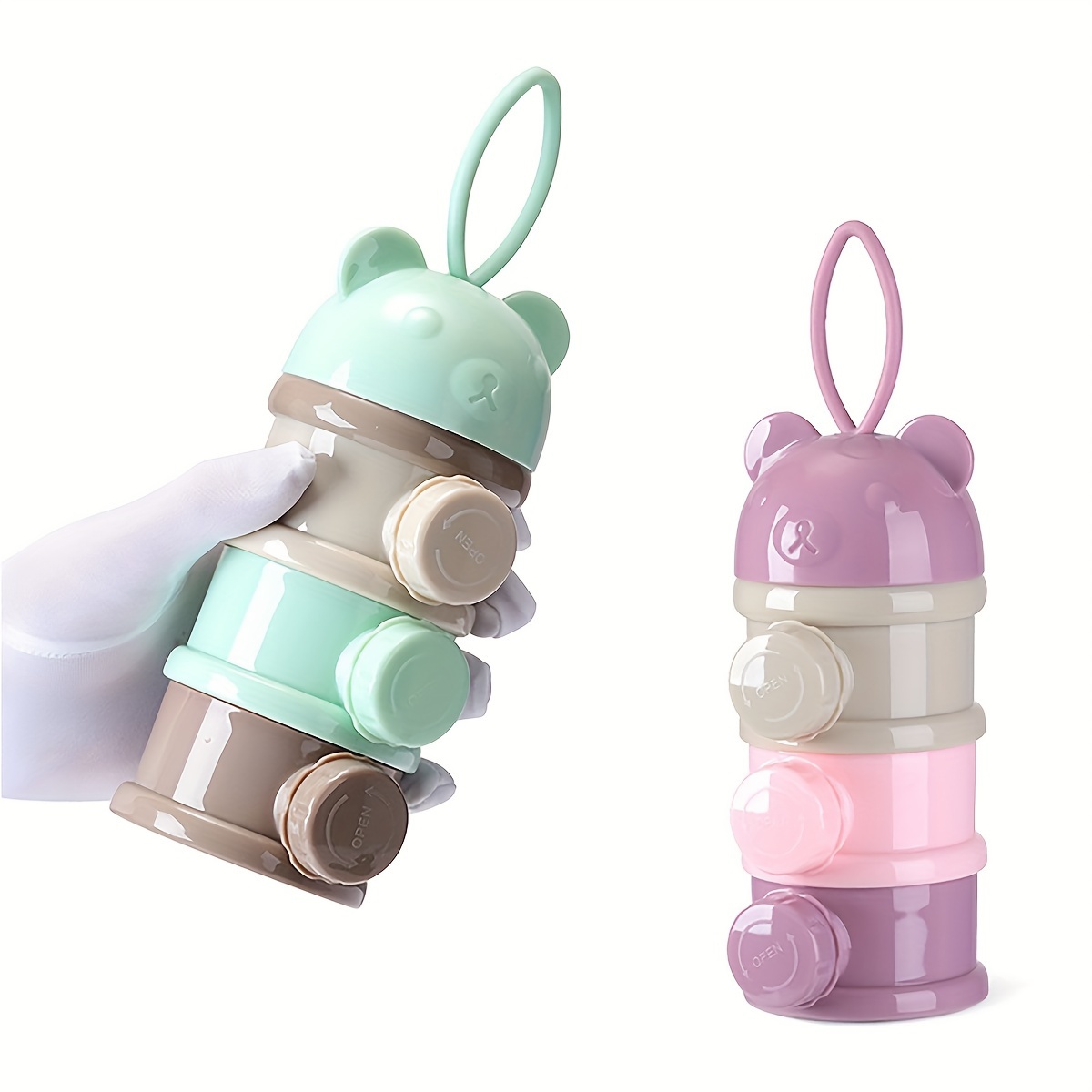 스트랩이 있는 대용량 아기 분유 용기, 분유 디스펜서, - Baby Food Glass Jar 리뷰 및 가격