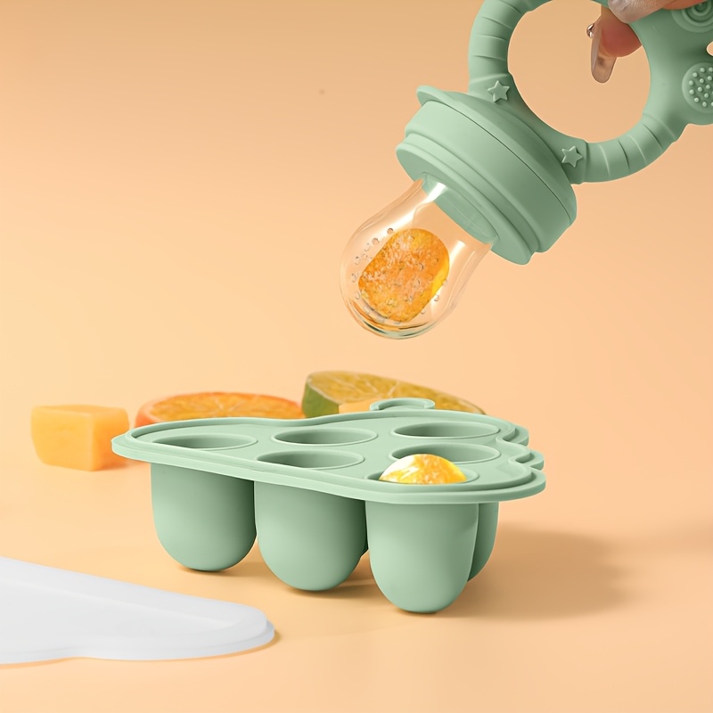 2pcs/1pc 뚜껑이있는 미니 베이비 과일 야채 냉동 - Baby Food Tray 리뷰 및 가격