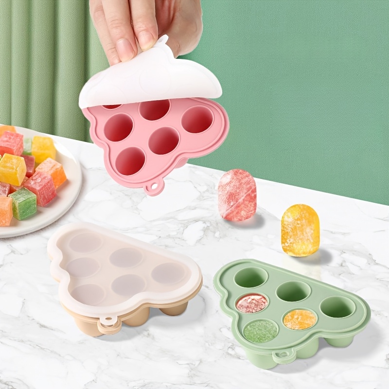 2pcs/1pc 뚜껑이있는 미니 베이비 과일 야채 냉동 - Baby Food Tray 리뷰 및 가격