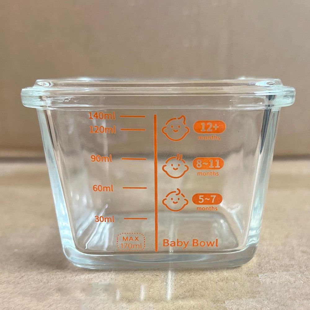 간편한 170ml 식품 보관 용기 냉동 유리 이유식 컵 - Baby Food Glass Jar 리뷰 및 가격