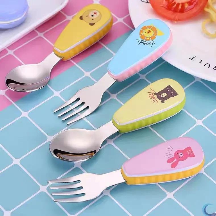 1 세트 크리 에이 티브 스테인레스 스틸 만화 어린이  - Baby Food Japan 리뷰 및 가격