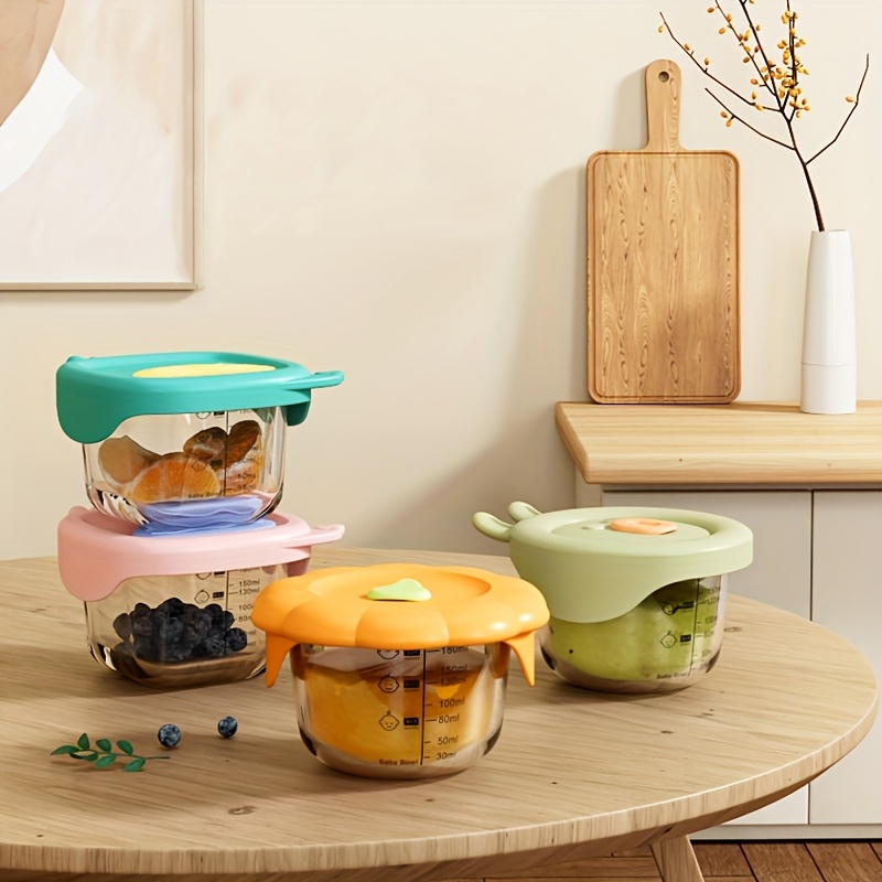 120/180ml 유리 아기 음식 용기, 눈금 표시 및 - Baby Food Glass Jar 리뷰 및 가격