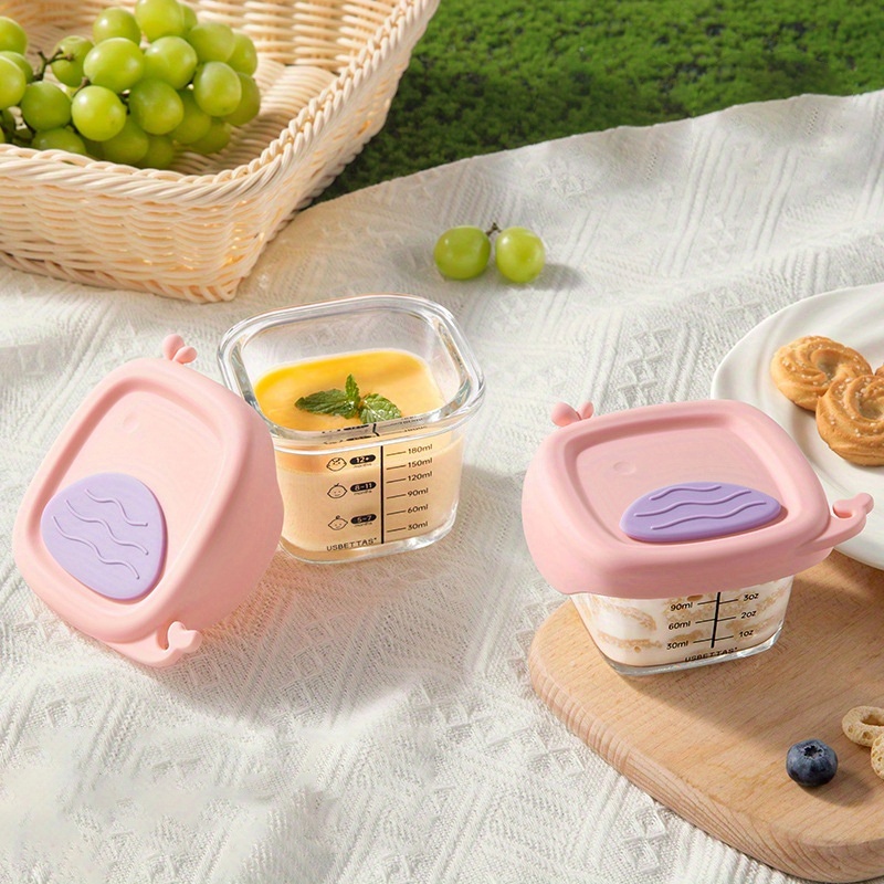 120/180ml 유리 아기 음식 용기, 눈금 표시 및 - Baby Food Glass Jar 리뷰 및 가격