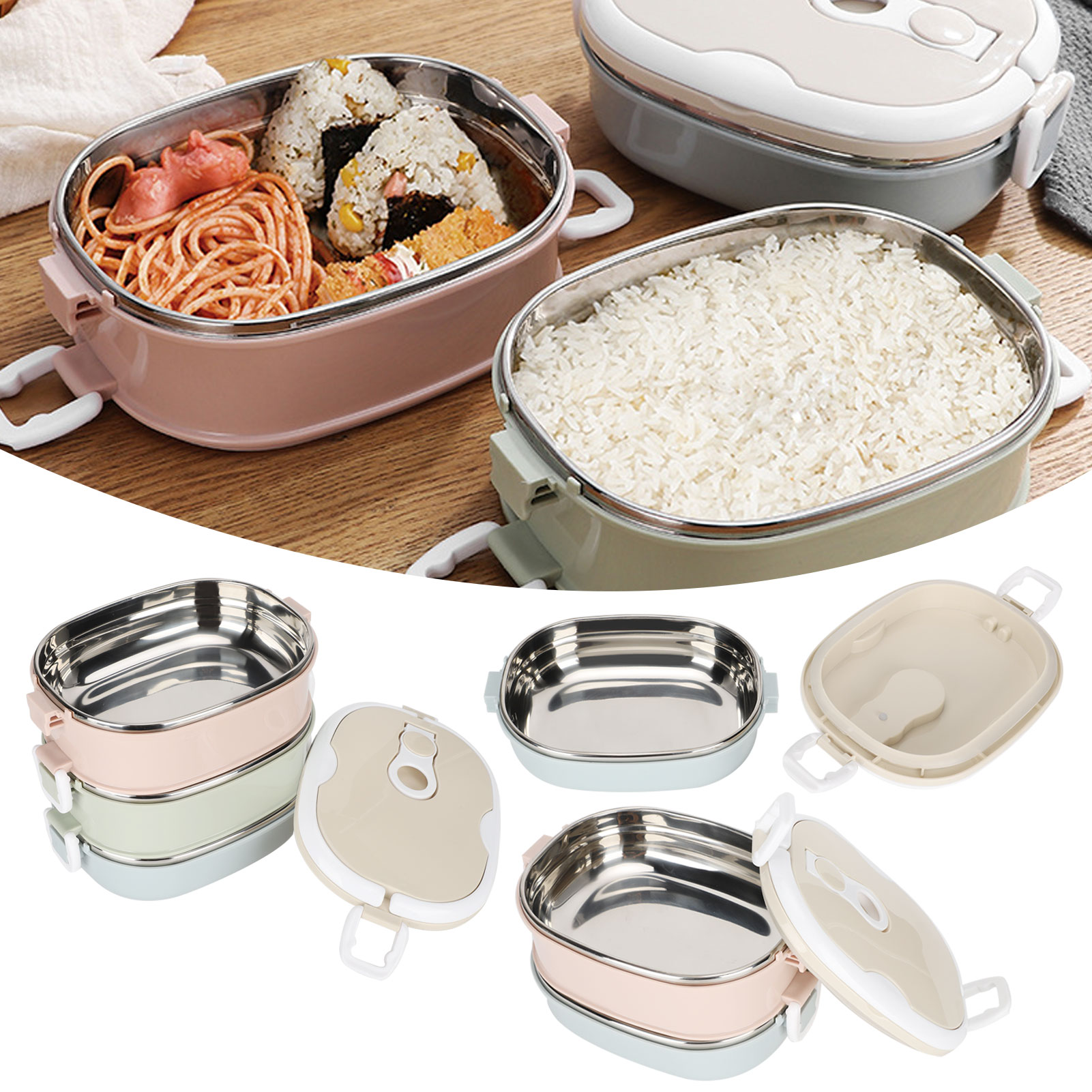 휴대용 스테인리스 도시락, 학생/아동/직장인용 스테인리 - Baby Food Container 리뷰 및 가격