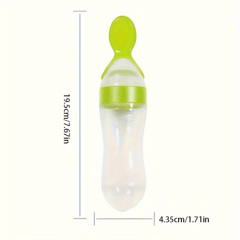 아기 수유용 실리콘 젖병과 스푼, 3온스 음식 디스펜싱 - Baby Food Utensils 리뷰 및 가격