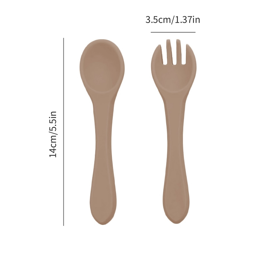맞춤 이름 1쌍 실리콘 스푼 및 포크 식품 등급 실리콘 - Baby Food Utensils 리뷰 및 가격