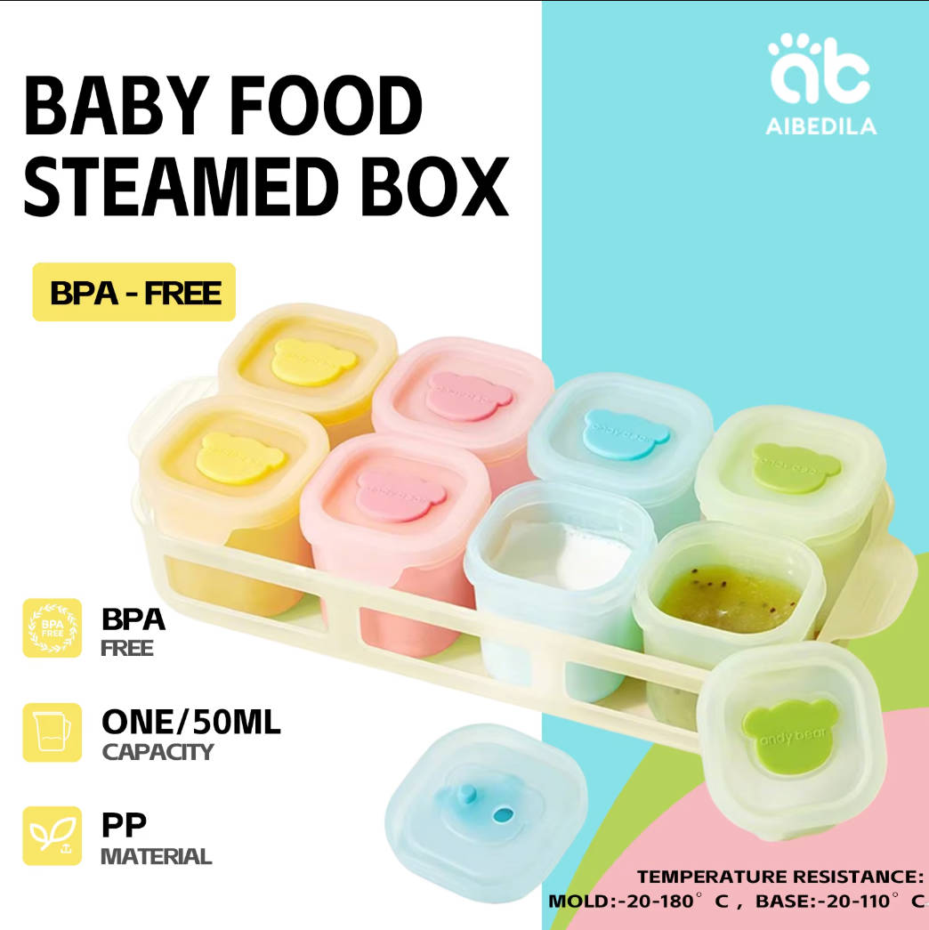 AIBEDILA 베이비 실리콘 식품 냉동 트레이 독립형 - Baby Food Glass Jar 리뷰 및 가격
