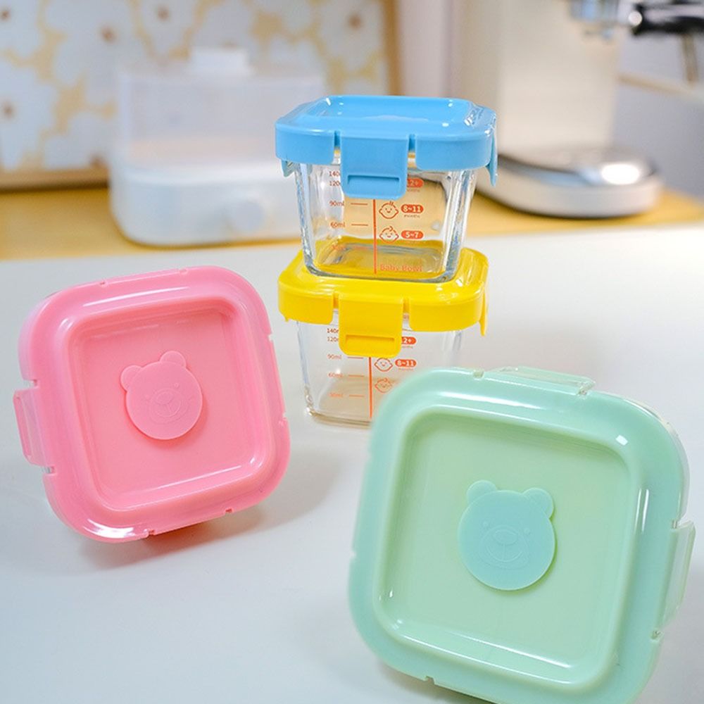 새로운 170ml 식품 보관 용기 냉동 유리 이유식 컵 - Baby Food Glass Jar 리뷰 및 가격
