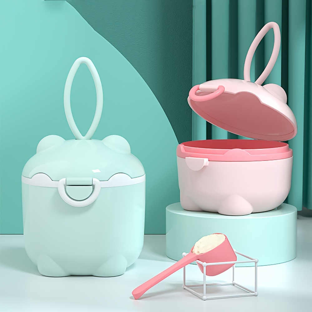 1pc 휴대용 4층 분유 상자, 분유 용기, 식품 저장 - Baby Food Glass Jar 리뷰 및 가격