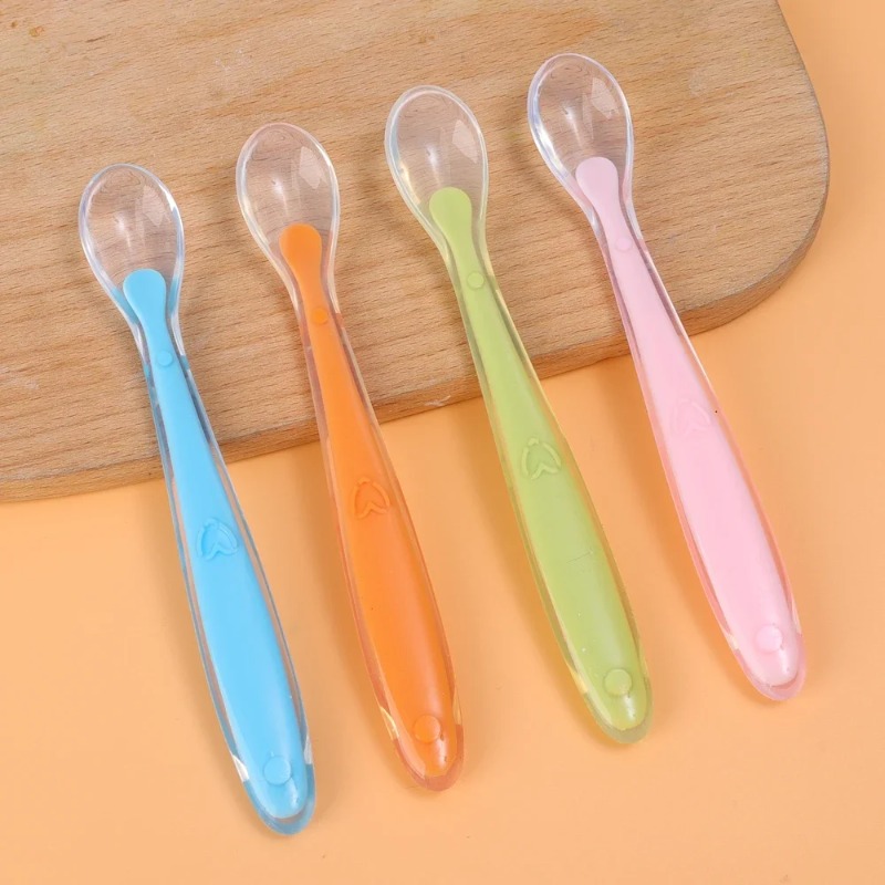 BPA 무료 아기 실리콘 숟가락 1 단계 유아 부드러운 - Baby Food Utensils 리뷰 및 가격